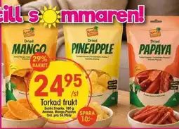 EKO Exotic Snacks Torkad frukt erbjuda