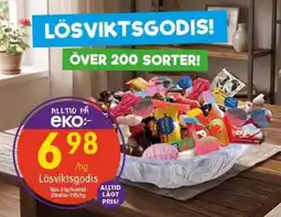 EKO Lösviktsgodis erbjuda