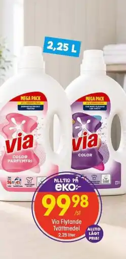 EKO Via Flytande Tvättmedel erbjuda