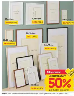 Rusta Ramar erbjuda