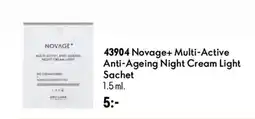 Oriflame Novage+ Multi-Active Anti-Ageing Night Cream Light Sachet erbjuda