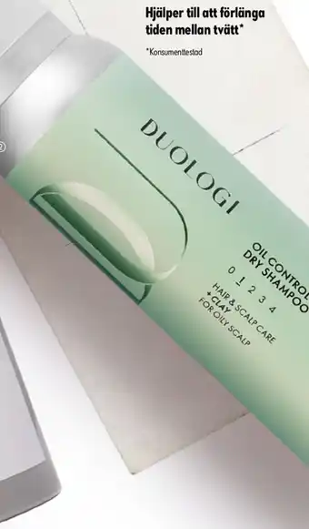 Oriflame DUOLOGI Oil Control Dry Shampoo erbjuda