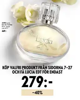 Oriflame Lucia Eau de Toilette erbjuda