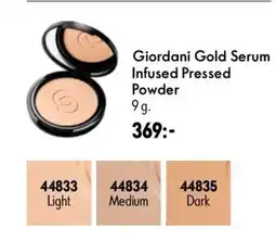Oriflame Giordani Gold Serum Infused Pressed Powder erbjuda