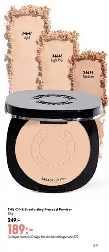 Oriflame THE ONE Everlasting Pressed Powder erbjuda