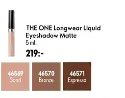 Oriflame THE ONE Longwear Liquid Eyeshadow Matte erbjuda