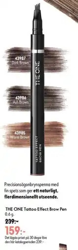 Oriflame THE ONE Tattoo Effect Brow Pen erbjuda