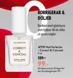 Oriflame Nail Perfector - Correct & Conceal erbjuda