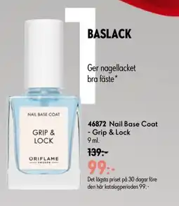 Oriflame Nail Base Coat - Grip & Lock erbjuda