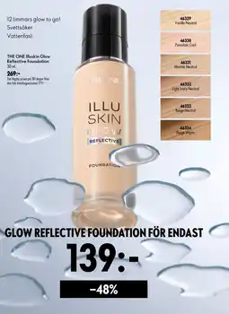 Oriflame THE ONE Illuskin Glow Reflective Foundation erbjuda