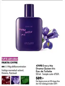 Oriflame Every Me Drama Queen Iris Eau de Toilette erbjuda