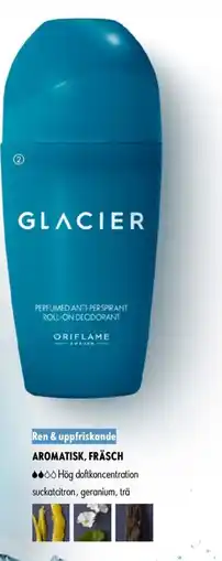Oriflame Glacier Perfumed Anti- perspirant Roll-On Deodorant erbjuda