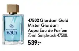Oriflame Giordani Gold Mister Giordani Aqua Eau de Parfum erbjuda