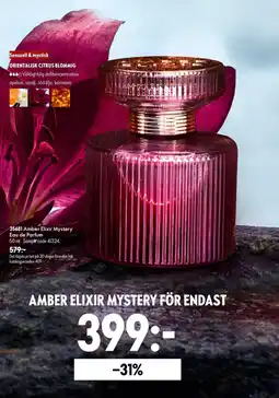 Oriflame Amber Elixir Mystery Eau de Parfum erbjuda