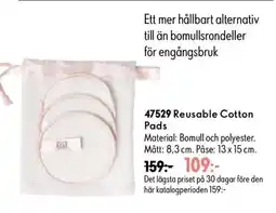 Oriflame Reusable Cotton Pads erbjuda