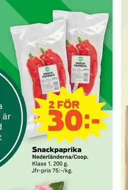 Stora Coop Snackpaprika erbjuda