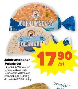 Stora Coop Jubileumskaka/ Polarbröd erbjuda