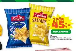 Stora Coop Snacks, Medlemspris erbjuda