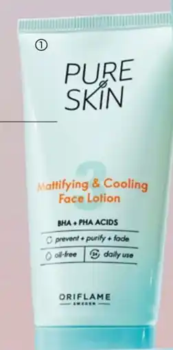 Oriflame Pure Skin Mattifying & Cooling Face Lotion erbjuda