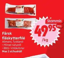 Nya Pulsen Färsk fläskytterfilé erbjuda