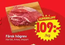 Nya Pulsen Färsk högrev erbjuda