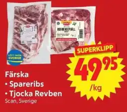 Nya Pulsen Färska Spareribs Tjocka Revben erbjuda