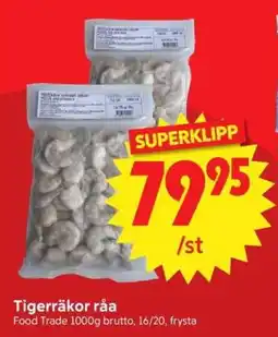 Nya Pulsen Tigerräkor råa erbjuda