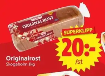 Nya Pulsen Originalrost erbjuda