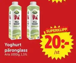 Nya Pulsen Yoghurt päronglass erbjuda