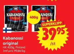 Nya Pulsen Kabanossi original erbjuda