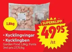 Nya Pulsen • Kycklingvingar • Kycklingben erbjuda