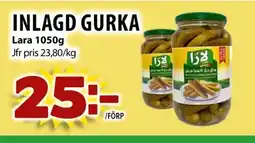 Matvärlden Tensta Lara Inlagd gurka erbjuda