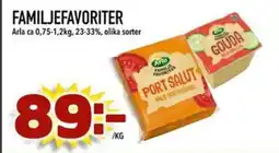 Din Mat Arla Familjefavoriter erbjuda