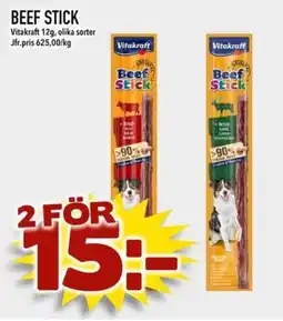 Din Mat Vitakraft Beef stick erbjuda