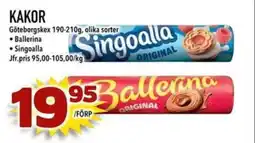 Din Mat Göteborgskex Kakor erbjuda