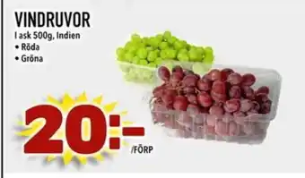 Din Mat Vindruvor erbjuda