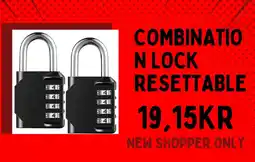 AliExpress Combination lock resettable erbjuda