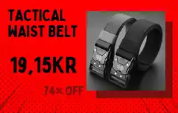 AliExpress Tactical waist belt erbjuda