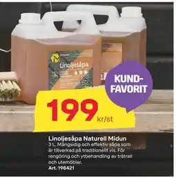 Byggmax Linoljesåpa Naturell Midun erbjuda