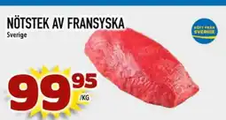 Prisma Mat Nötstek av fransyska sverige erbjuda