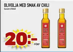 Prisma Mat Olivolja med smak av chili garant erbjuda