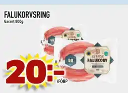 Prisma Mat Falukorvsring garant erbjuda