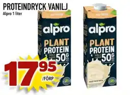 Prisma Mat Proteindryck vanilj alpro erbjuda