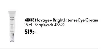 Oriflame Novage+ Bright Intense Eye Cream erbjuda