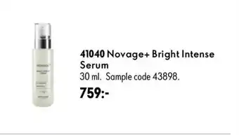Oriflame Novage+ Bright Intense Serum erbjuda