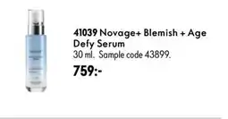 Oriflame Novage+ Blemish + Age Defy Serum erbjuda