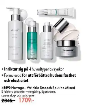 Oriflame Novage+ Wrinkle Smooth Routine Mixed erbjuda