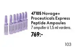 Oriflame Novage+ Proceuticals Express Peptide Ampoules erbjuda