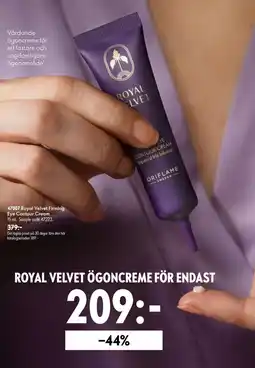 Oriflame Royal Velvet Firming Eye Contour Cream erbjuda