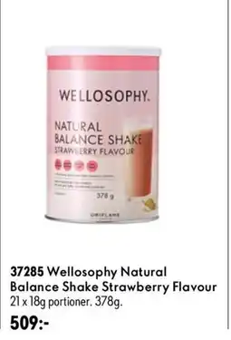 Oriflame Wellosophy Natural Balance Shake Strawberry Flavour erbjuda